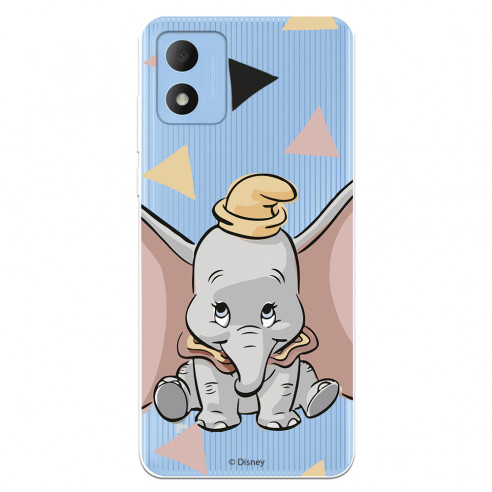 Funda para TCL 305i Oficial de Disney Dumbo Silueta Transparente - Dumbo