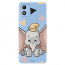 Funda para TCL 305i Oficial de Disney Dumbo Silueta Transparente - Dumbo