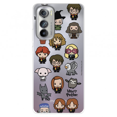 Funda para Motorola edge 30 Oficial de Harry Potter Personajes Iconos - Harry Potter