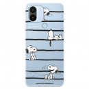 Funda para Xiaomi Redmi A1 Oficial de Peanuts Snoopy rayas - Snoopy