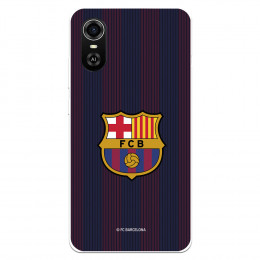 Funda para ZTE Blade A31 Plus del FC Barcelona Rayas Blaugrana  - Licencia Oficial FC Barcelona