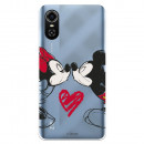 Funda para ZTE Blade A31 Plus Oficial de Disney Mickey y Minnie Beso - Clásicos Disney