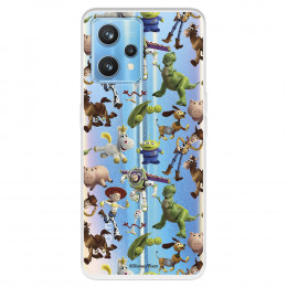 Funda para Realme 9 4G Oficial de Disney Muñecos Toy Story Siluetas - Toy Story