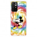 Funda para Xiaomi Redmi Note 11S 5G Oficial de Disney Mickey Mickey Tye Die - Clásicos Disney