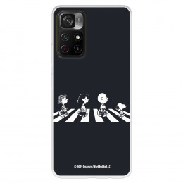 Funda para Xiaomi Redmi Note 11S 5G Oficial de Peanuts Personajes Beatles - Snoopy