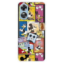 Funda para Oppo A17 Oficial de Disney Mickey Comic - Clásicos Disney