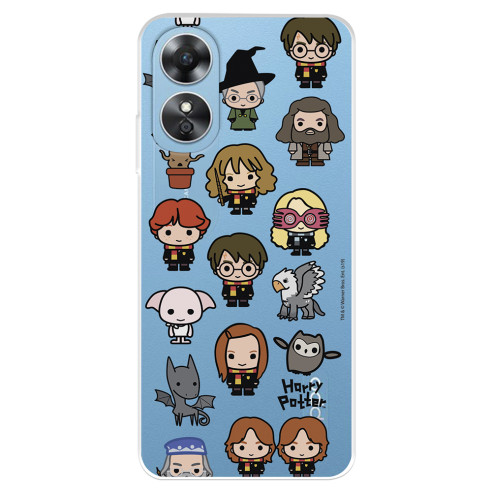 Funda para Oppo A17 Oficial de Harry Potter Personajes Iconos - Harry Potter