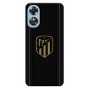 Funda para Oppo A17 del Atlético de Madrid Escudo Dorado Fondo Negro  - Licencia Oficial Atlético de Madrid