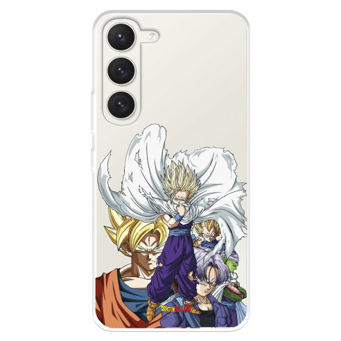 Funda para Samsung Galaxy S23 Oficial de Dragon Ball Guerreros Saiyans - Dragon Ball