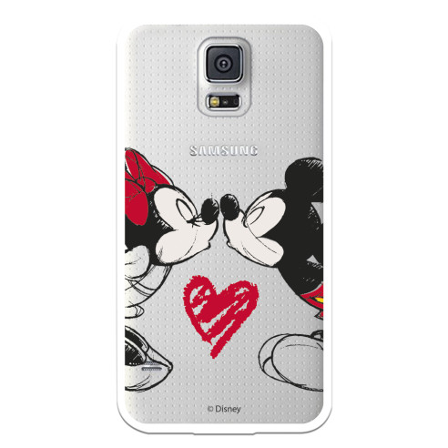 Oficiální pouzdro Disney Mickey and Minnie Kiss Case pro Samsung Galaxy S5 Neo - Disney Classics