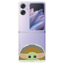 Funda para Oppo Find N2 Flip Oficial de Star Wars Baby Yoda Sonrisas - The Mandalorian