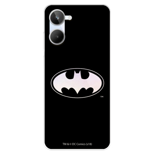 Funda para Realme 10 Oficial de DC Comics Batman Logo Transparente - DC Comics