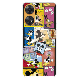 Funda para Oppo Reno 8T Oficial de Disney Mickey Comic - Clásicos Disney