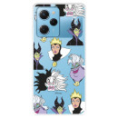 Funda para Xiaomi Poco X5 Pro 5G Oficial de Disney Villanas Patrón - Villanas Disney