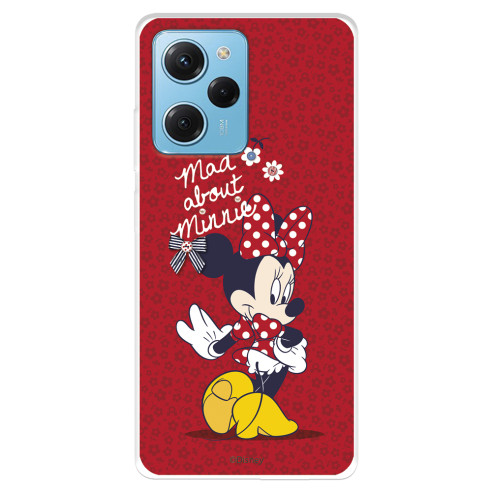 Funda para Xiaomi Poco X5 Pro 5G Oficial de Disney Minnie Mad About - Clásicos Disney