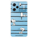 Funda para Xiaomi Poco X5 Pro 5G Oficial de Peanuts Snoopy rayas - Snoopy