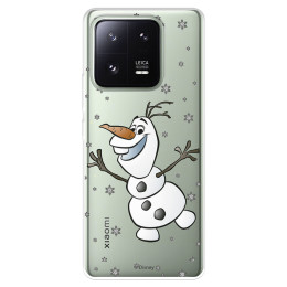 Funda para Xiaomi 13 Pro Oficial de Disney Olaf Transparente - Frozen