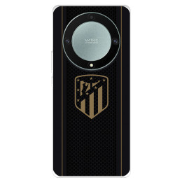 Funda para Huawei Honor Magic5 Lite del Atlético de Madrid Escudo Dorado Fondo Negro  - Licencia Oficial Atlético de Madrid