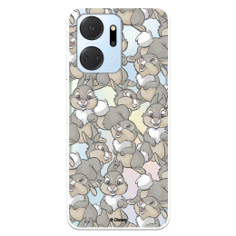 Funda para Huawei Honor X7A Oficial de Disney Tambor Patrones - Bambi