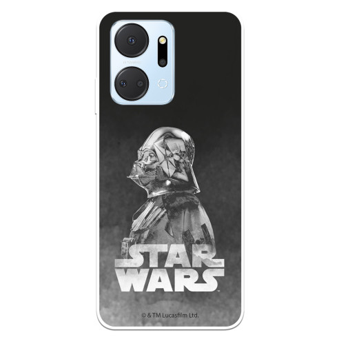 Funda para Huawei Honor X7A Oficial de Star Wars Darth Vader Fondo negro - Star Wars