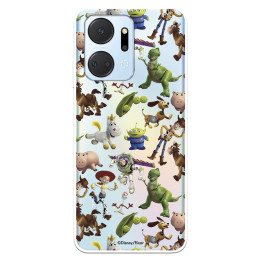 Funda para Huawei Honor X7A Oficial de Disney Muñecos Toy Story Siluetas - Toy Story