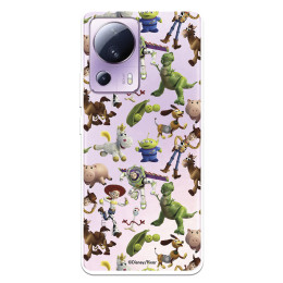 Funda para Xiaomi Mi 13 Lite Oficial de Disney Muñecos Toy Story Siluetas - Toy Story