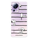 Funda para Xiaomi Mi 13 Lite Oficial de Peanuts Snoopy rayas - Snoopy