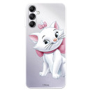 Funda para Samsung Galaxy A14 5G Oficial de Disney Marie Silueta - Los Aristogatos