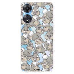 Funda para Oppo A78 5G Oficial de Disney Tambor Patrones - Bambi