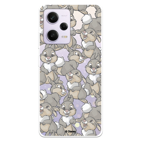 Funda para Xiaomi Redmi Note 12 Pro 5G Oficial de Disney Tambor Patrones - Bambi