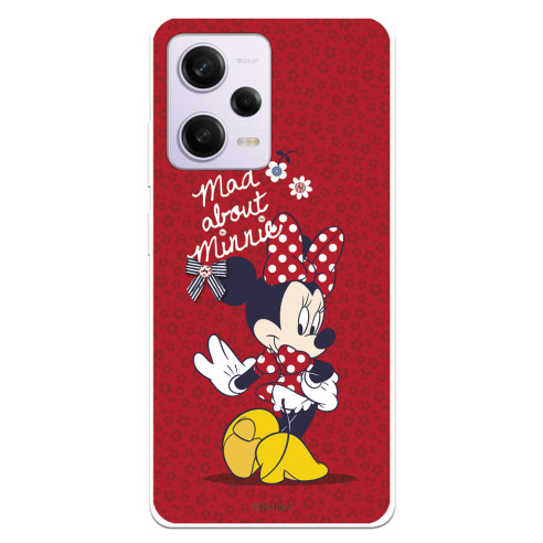 Funda para Xiaomi Redmi Note 12 Pro 5G Oficial de Disney Minnie Mad About - Clásicos Disney