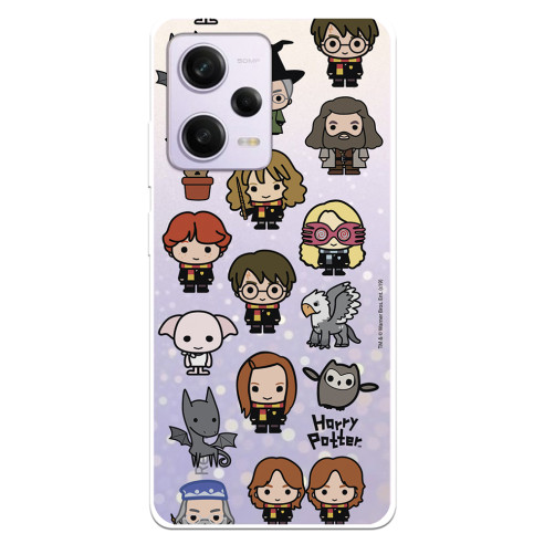 Funda para Xiaomi Redmi Note 12 Pro 5G Oficial de Harry Potter Personajes Iconos - Harry Potter