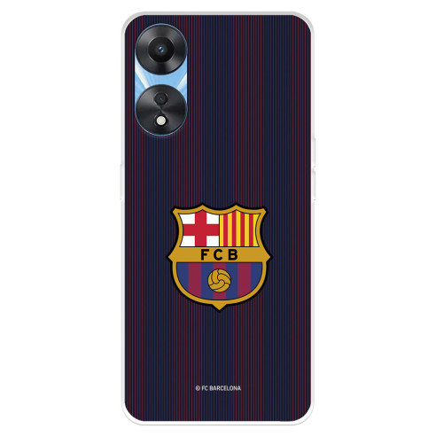 Funda para Oppo A78 5G del FC Barcelona Rayas Blaugrana  - Licencia Oficial FC Barcelona