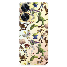 Funda para Realme C55 Oficial de Disney Muñecos Toy Story Siluetas - Toy Story