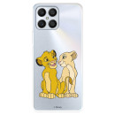 Funda para Honor X6 Oficial de Disney Simba y Nala Silueta - El Rey León