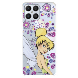 Funda para Honor X6 Oficial de Disney Campanilla Flores - Peter Pan