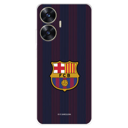 Funda para Realme C55 del FC Barcelona Rayas Blaugrana  - Licencia Oficial FC Barcelona