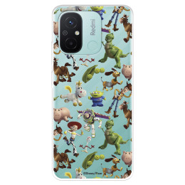 Funda para Xiaomi Redmi 12C Oficial de Disney Muñecos Toy Story Siluetas - Toy Story