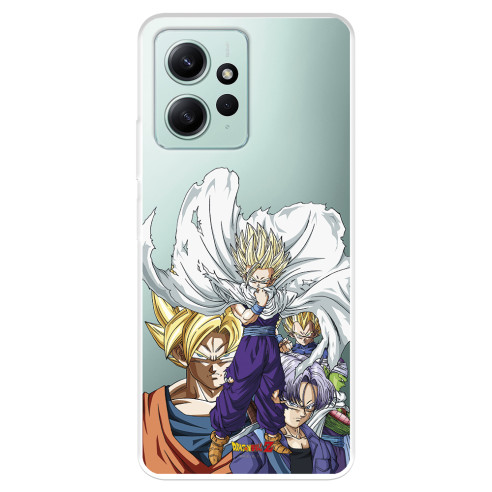 Funda para Xiaomi Redmi Note 12 4G Oficial de Dragon Ball Guerreros Saiyans - Dragon Ball