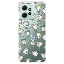 Funda para Xiaomi Redmi Note 12 4G Oficial de Disney Chip Potts Siluetas - La Bella y la Bestia