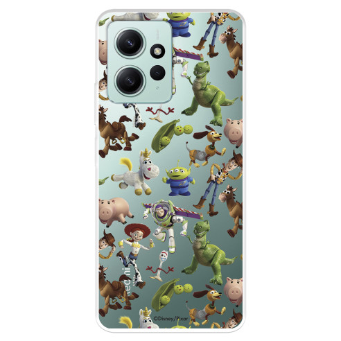 Funda para Xiaomi Redmi Note 12 4G Oficial de Disney Muñecos Toy Story Siluetas - Toy Story