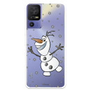 Funda para TCL 40 SE Oficial de Disney Olaf Transparente - Frozen