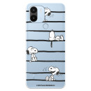 Funda para Xiaomi Redmi A2 Oficial de Peanuts Snoopy rayas - Snoopy