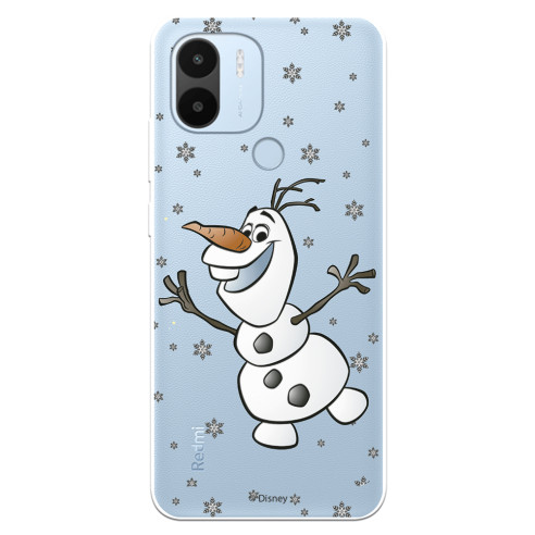 Funda para Xiaomi Redmi A2 Oficial de Disney Olaf Transparente - Frozen