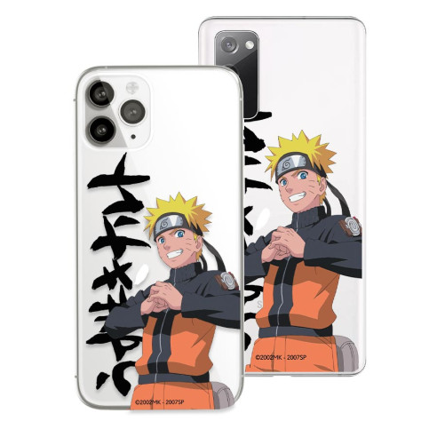 Oficiální designové pouzdro Anime - Naruto Japonský text Japonská černá