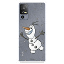 Funda para TCL 40R 5G Oficial de Disney Olaf Transparente - Frozen