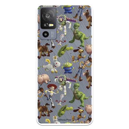 Funda para TCL 40R 5G Oficial de Disney Muñecos Toy Story Siluetas - Toy Story