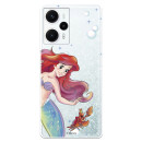 Funda para Poco F5 5G Oficial de Disney Ariel y Sebastián Burbujas - La Sirenita