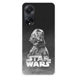 Funda para Oppo A98 5G Oficial de Star Wars Darth Vader Fondo negro - Star Wars