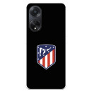 Funda para Oppo A98 5G del Atlético de Madrid Escudo Fondo Negro  - Licencia Oficial Atlético de Madrid